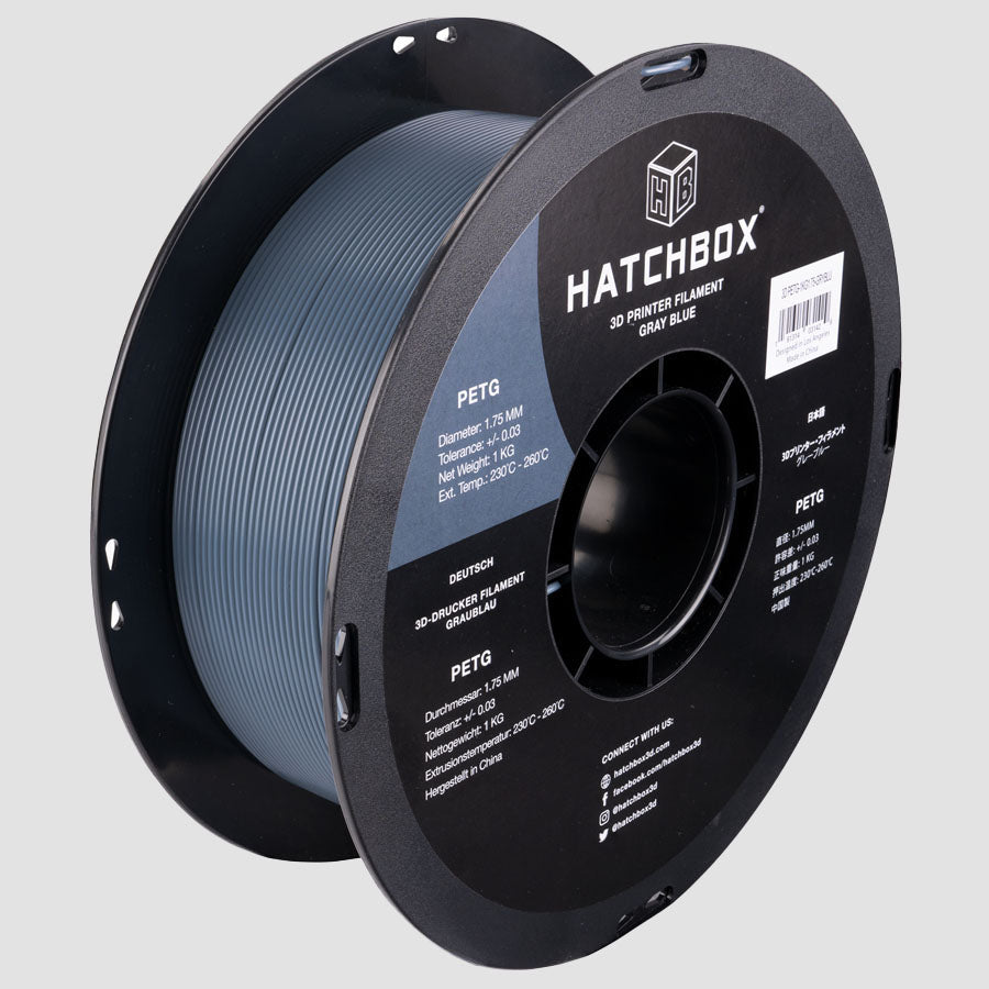 Hatchbox PETG Black -1.75MM,1KG 0.03mm – 3D