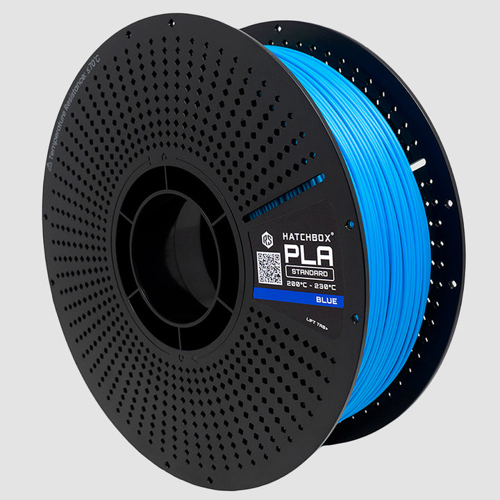BLUE PLA FILAMENT REFILL & RELOADABLE SPOOL - 1.75MM, 1KG SPOOL
