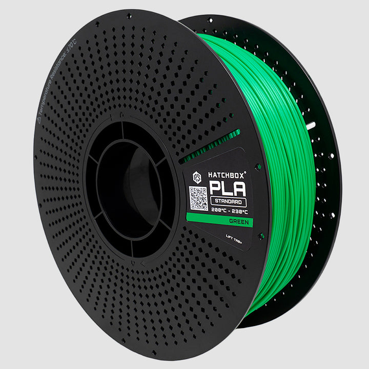 GREEN PLA FILAMENT REFILL & RELOADABLE SPOOL - 1.75MM, 1KG SPOOL