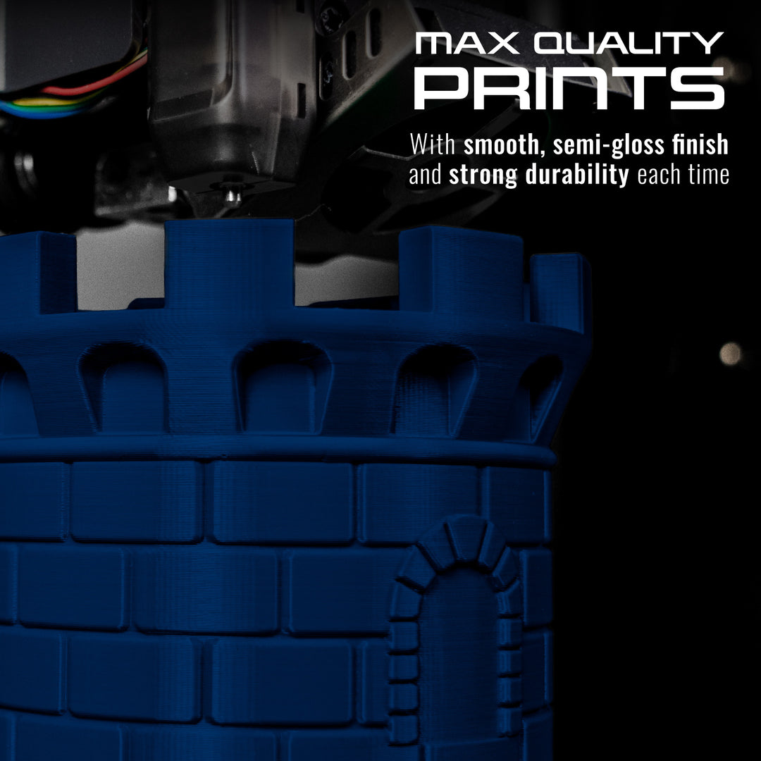 BLUE PLA MAX FILAMENT - 1.75MM, 1KG SPOOL