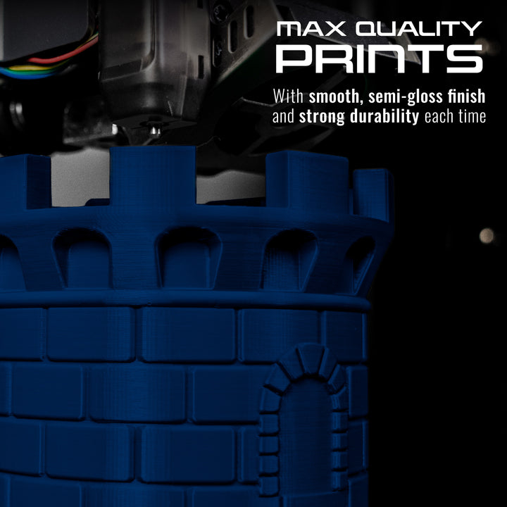 BLUE PLA MAX FILAMENT - 1.75MM, 1KG SPOOL
