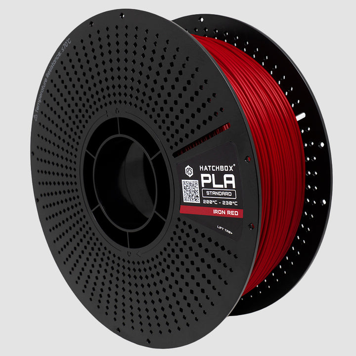 IRON RED PLA FILAMENT REFILL & RELOADABLE SPOOL - 1.75MM, 1KG SPOOL