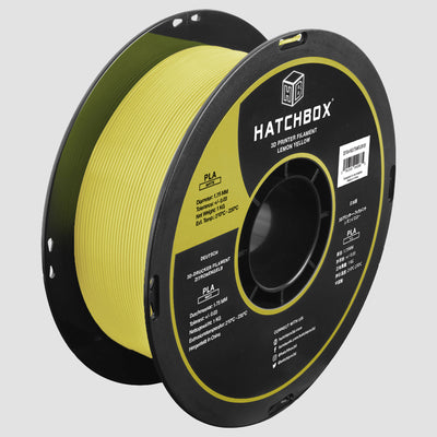 LEMON YELLOW MATTE PLA FILAMENT - 1.75MM, 1KG SPOOL