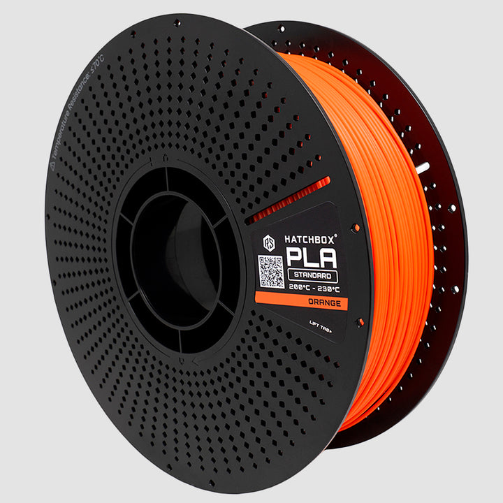 ORANGE PLA FILAMENT REFILL & RELOADABLE SPOOL - 1.75MM, 1KG SPOOL