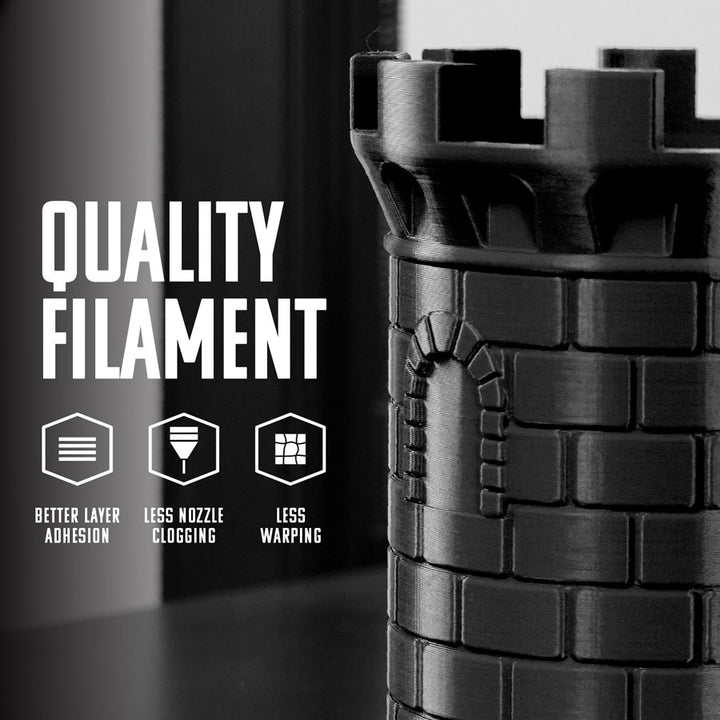 BLACK RAPID PETG FILAMENT – 1.75MM, 1KG SPOOL