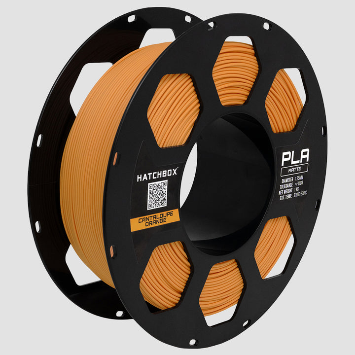 CANTELOUPE ORANGE MATTE PLA FILAMENT - 1.75MM, 1KG SPOOL