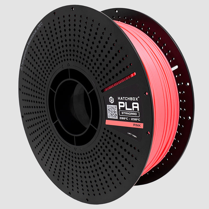 PINK PLA FILAMENT REFILL & RELOADABLE SPOOL - 1.75MM, 1KG SPOOL