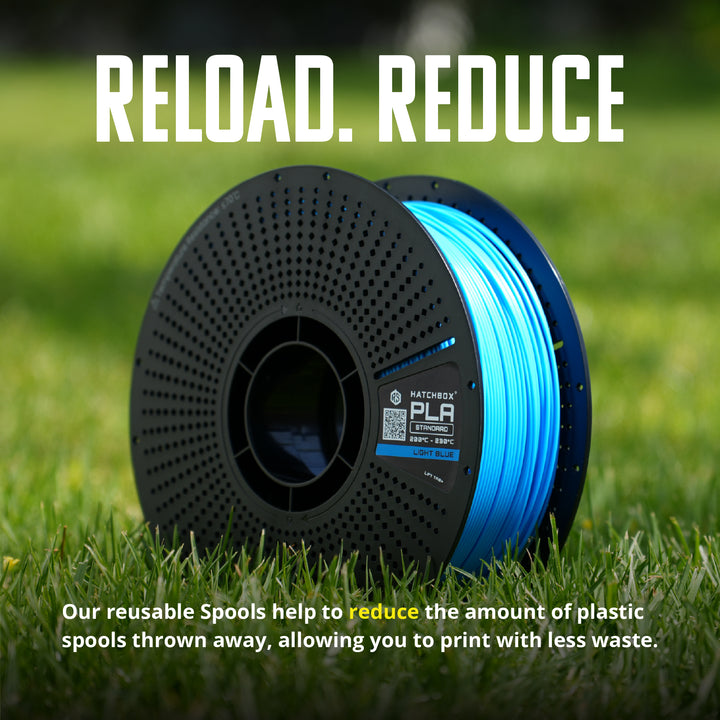 ORANGE PLA FILAMENT REFILL - 1.75MM, 1KG SPOOL