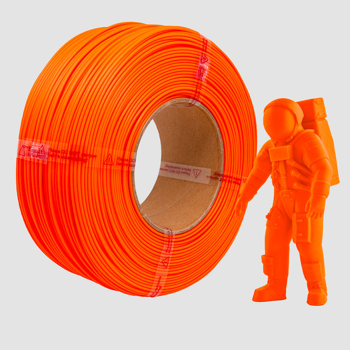 ORANGE PLA FILAMENT REFILL - 1.75MM, 1KG SPOOL