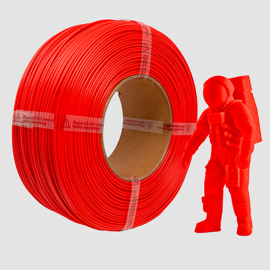 RED PLA FILAMENT REFILL - 1.75MM, 1KG SPOOL