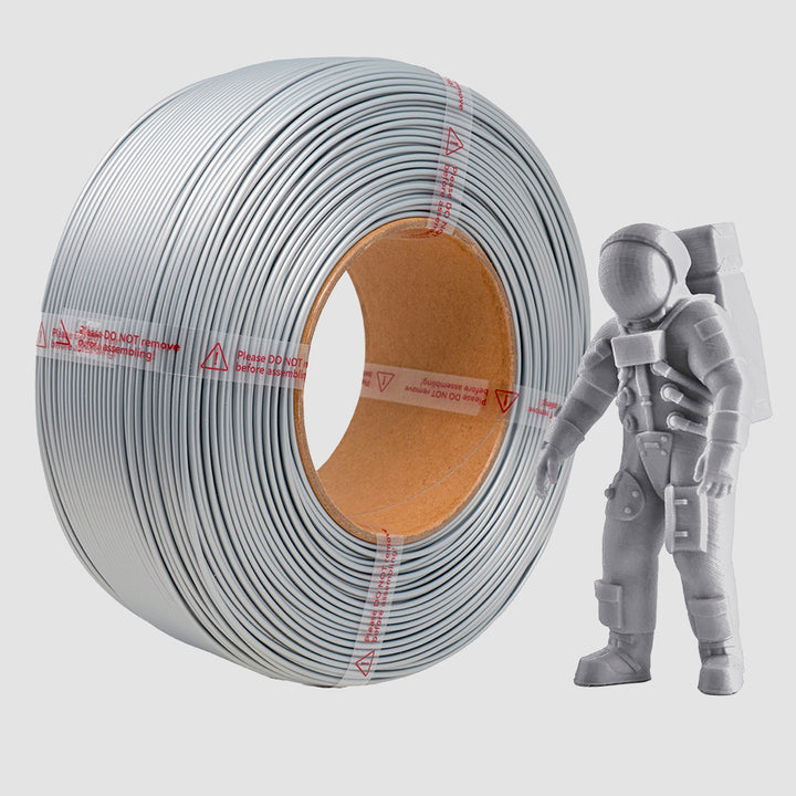 SILVER PLA FILAMENT REFILL - 1.75MM, 1KG SPOOL