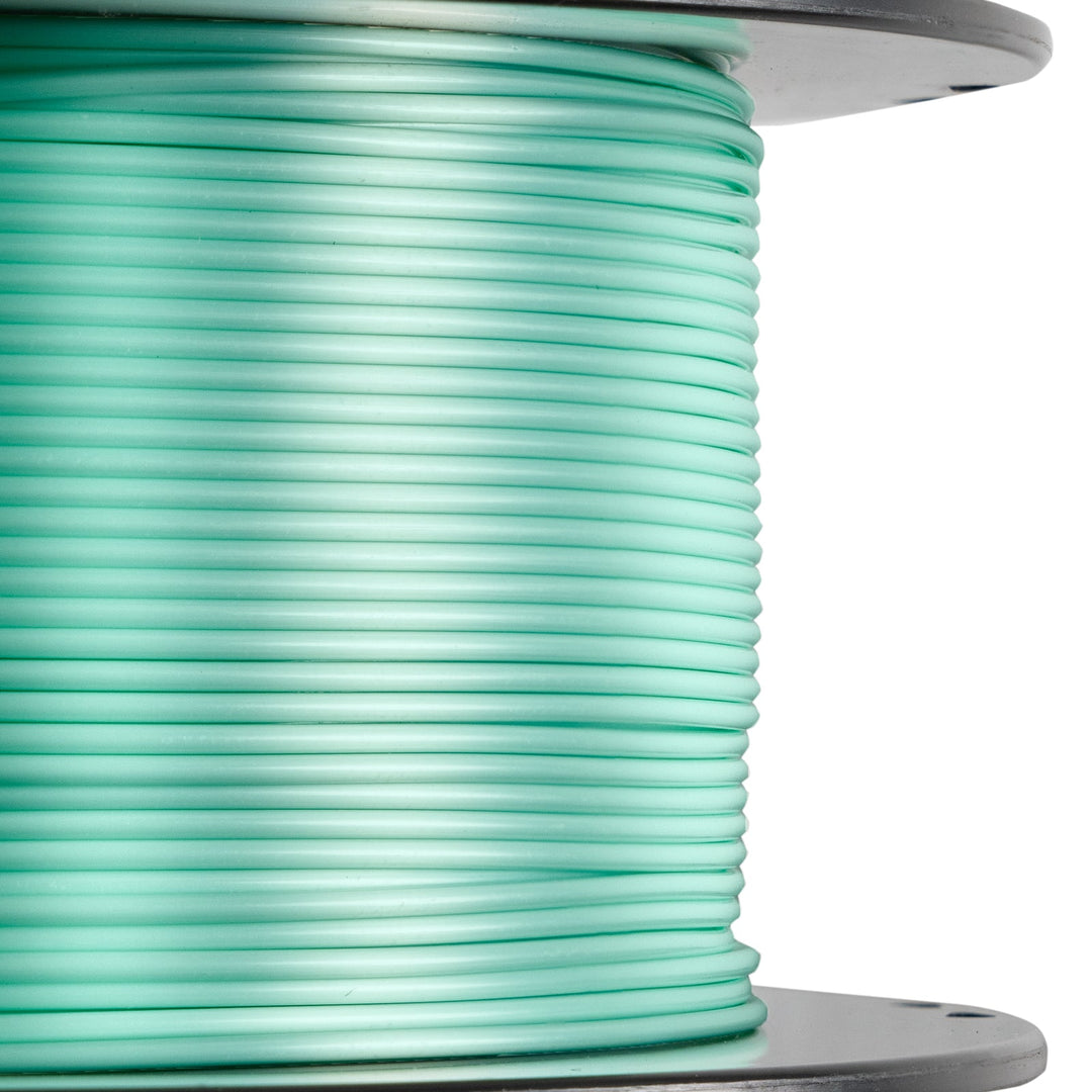 METALLIC FINISH MINT GREEN PLA FILAMENT - 1.75MM, 1KG SPOOL