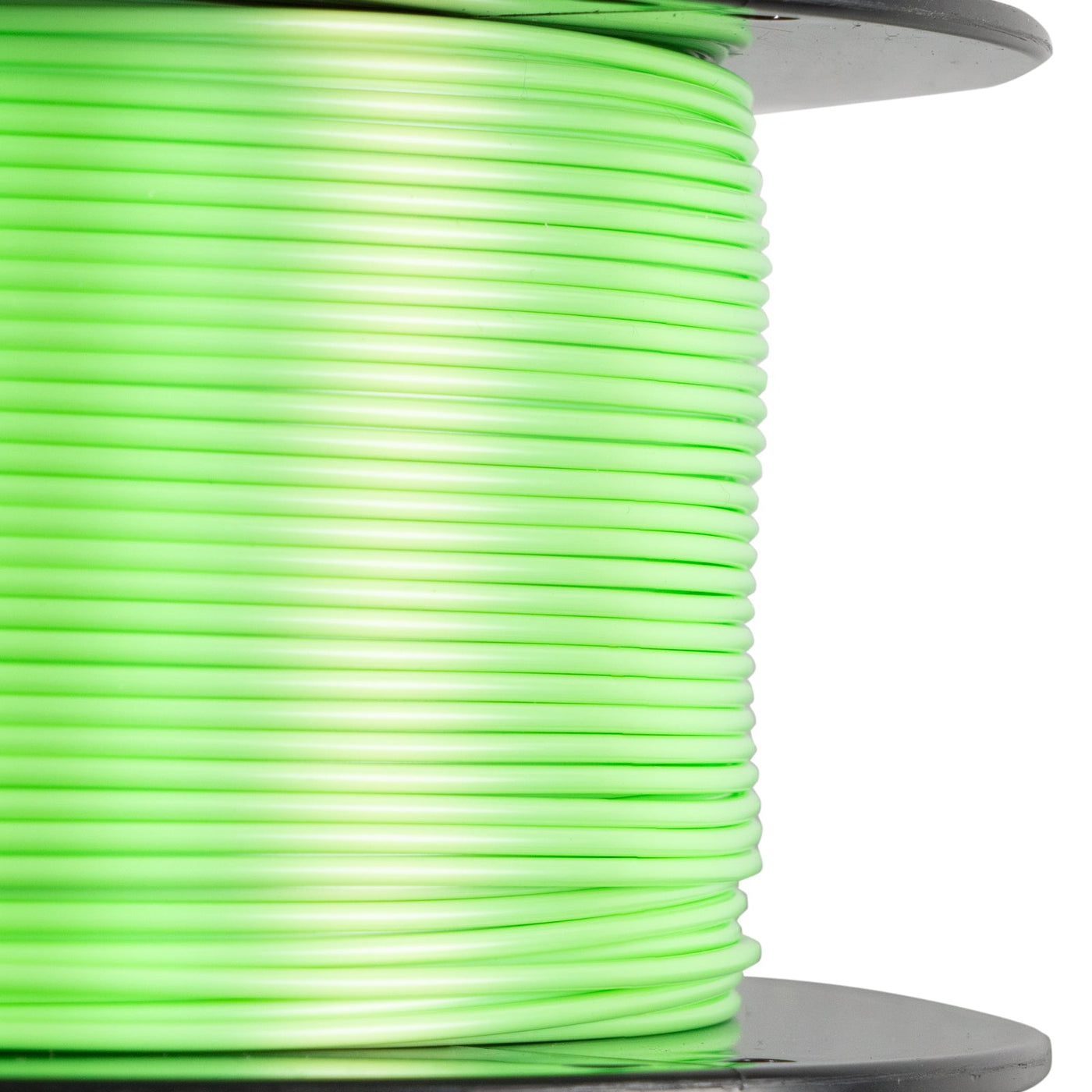 METALLIC FINISH NEON GREEN PLA FILAMENT - 1.75MM, 1KG SPOOL