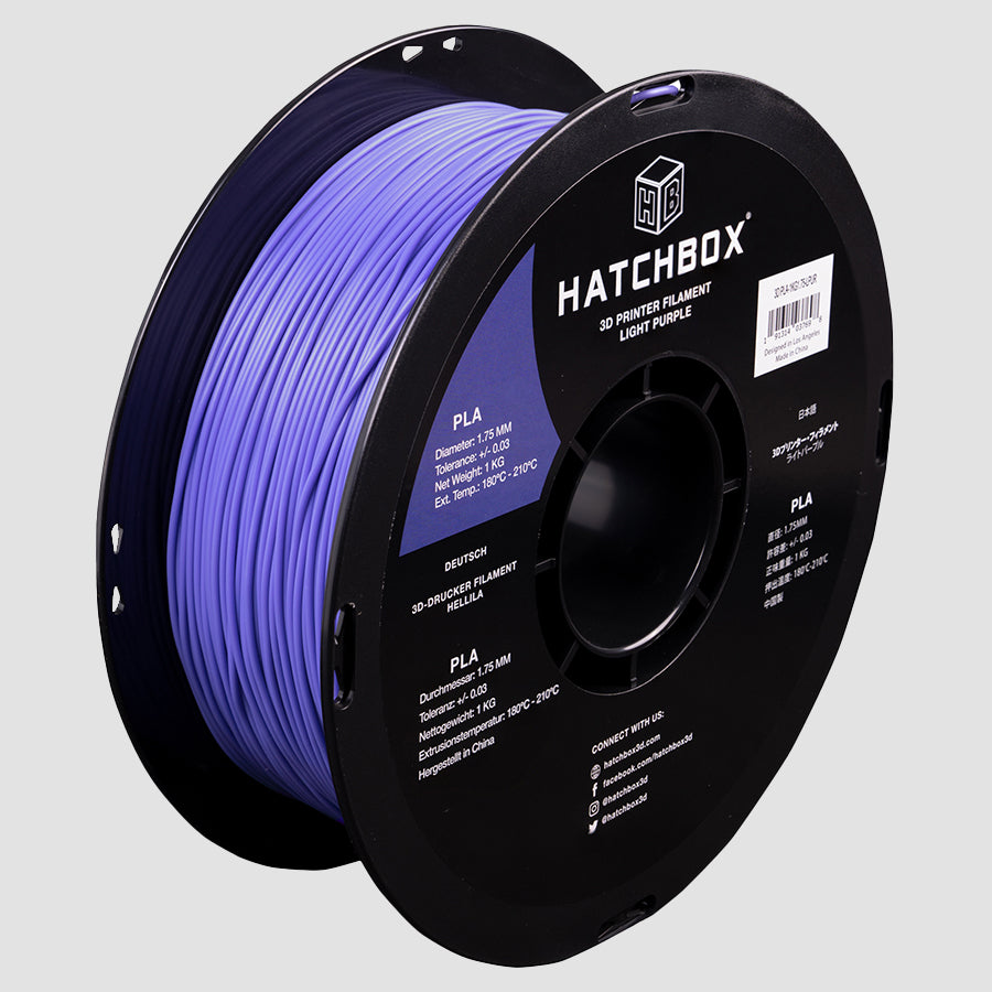 LIGHT PURPLE PLA FILAMENT - 1.75MM, 1KG SPOOL