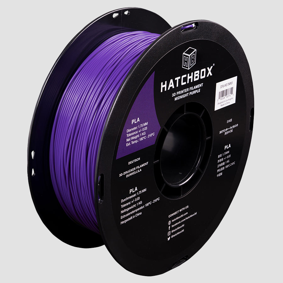 Filament PLA PRO - 1,75 mm - 1 kg - Noir - 3D&Print