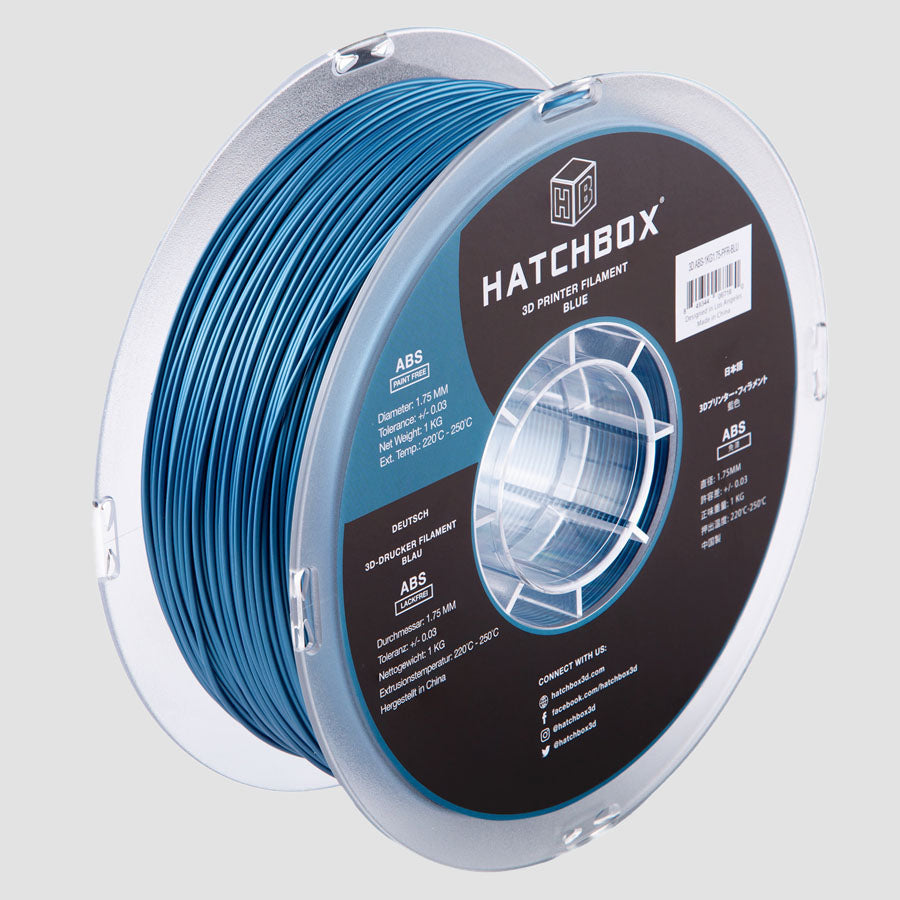 BLUE PAINT FREE ABS FILAMENT - 1.75MM, 1KG SPOOL