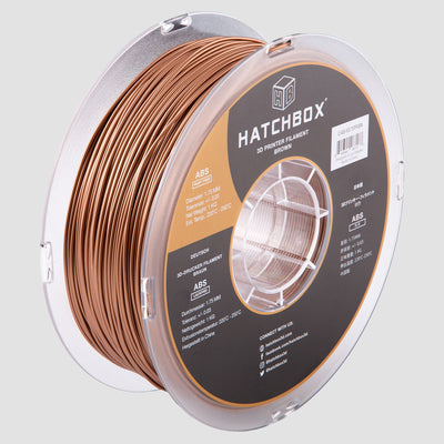 BROWN PAINT FREE ABS FILAMENT - 1.75MM, 1KG SPOOL