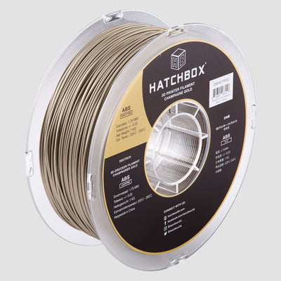 GOLD PAINT FREE ABS FILAMENT - 1.75MM, 1KG SPOOL