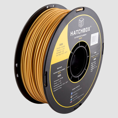 GOLD ABS FILAMENT - 3.00MM, 1KG SPOOL