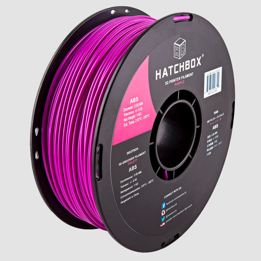 PURPLE ABS FILAMENT - 3.00MM, 1KG SPOOL