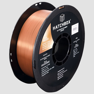 METALLIC FINISH BROWN PLA FILAMENT - 1.75MM, 1KG SPOOL