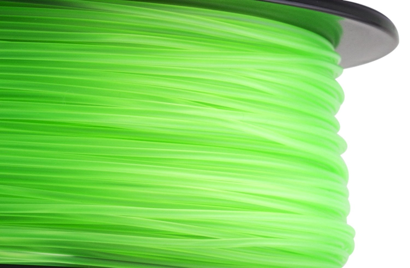 TRANSPARENT GREEN PLA FILAMENT - 1.75MM, 1KG SPOOL