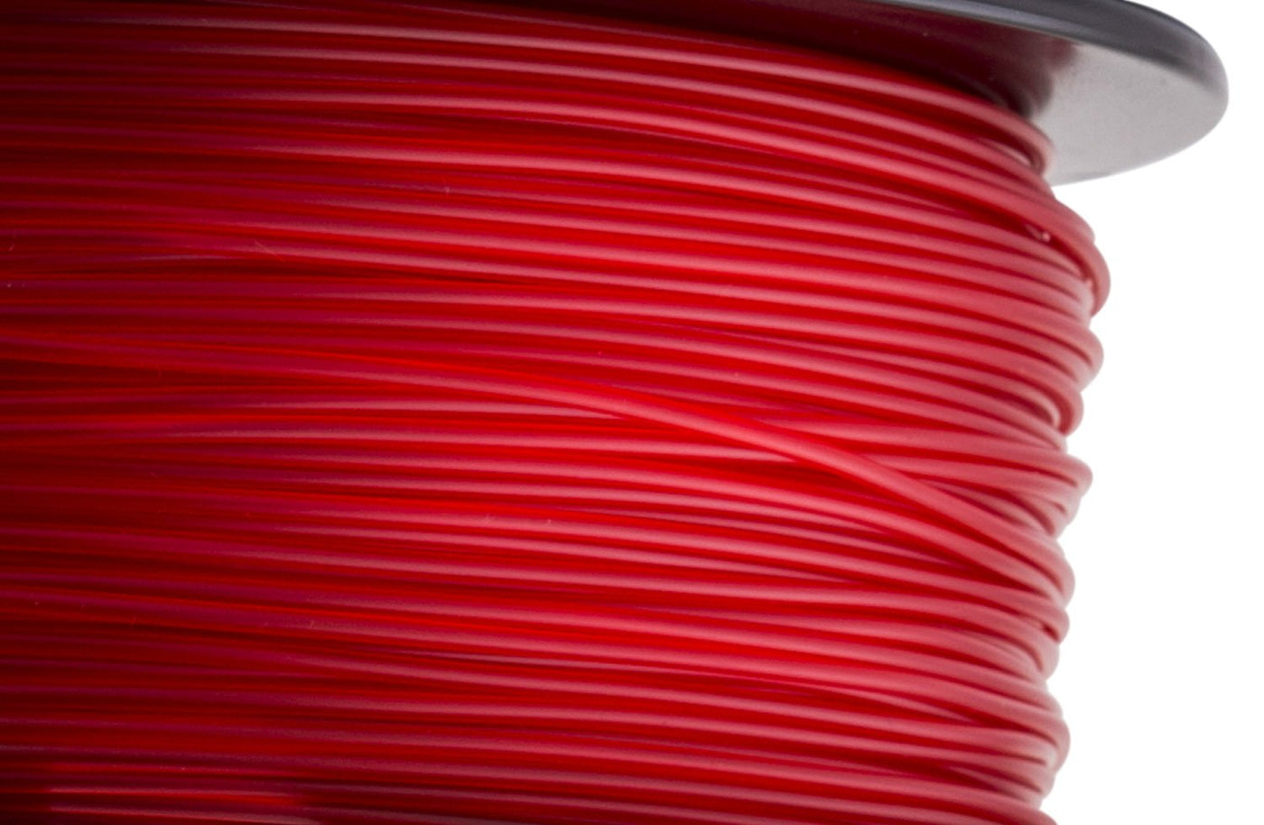 TRANSPARENT RED PLA FILAMENT - 1.75MM, 1KG SPOOL