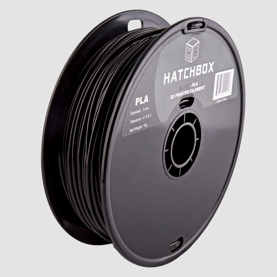 BLACK PLA FILAMENT - 3.00MM, 1KG SPOOL