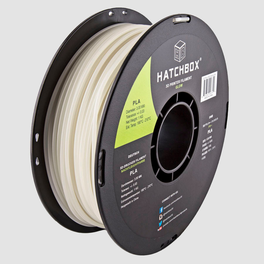 GLOW IN THE DARK PLA FILAMENT - 3.00MM, 1KG SPOOL