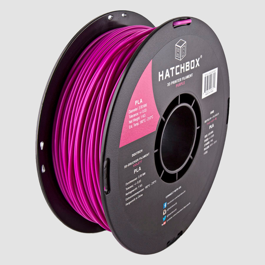 PURPLE PLA FILAMENT - 3.00MM, 1KG SPOOL