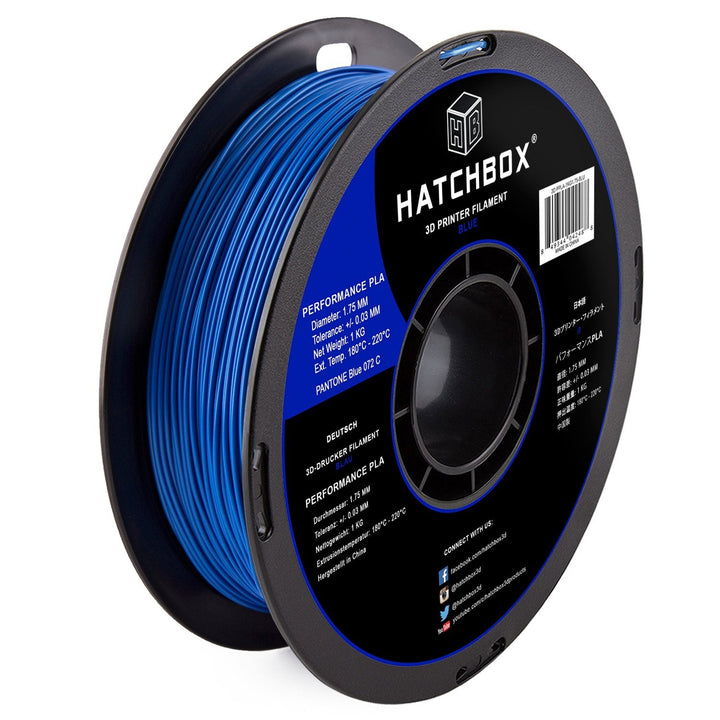 BLUE PERFORMANCE PLA FILAMENT - 1.75MM, 1KG SPOOL