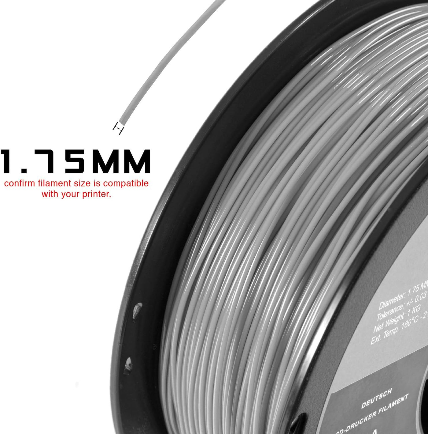 LIGHT LAVENDER MATTE PLA FILAMENT - 1.75MM, 1KG SPOOL