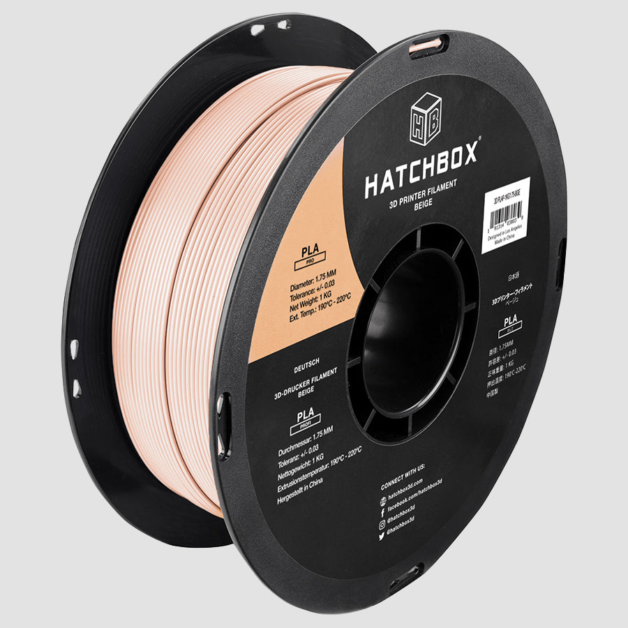 BEIGE PLA PRO+ FILAMENT - 1.75MM, 1KG SPOOL