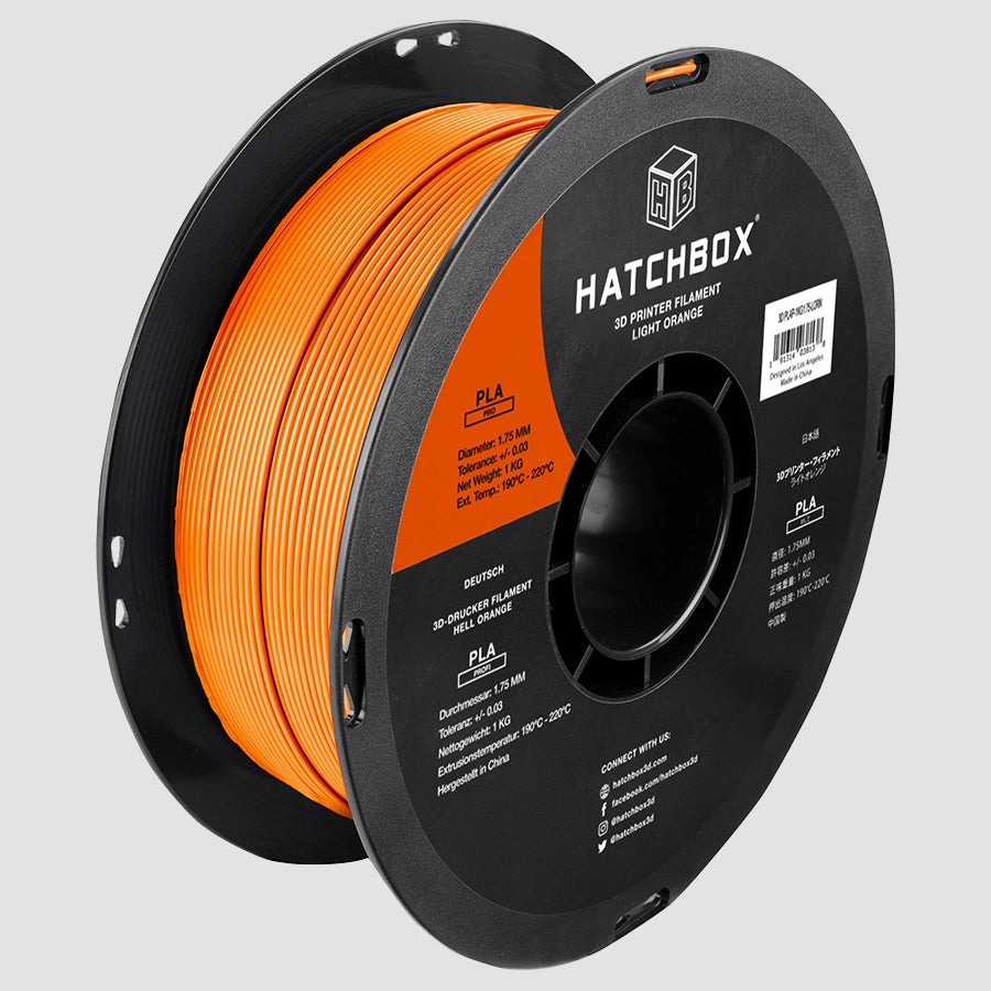 LIGHT ORANGE PLA PRO+ FILAMENT - 1.75MM, 1KG SPOOL