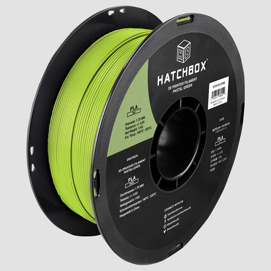 PASTEL GREEN PLA PRO+ FILAMENT - 1.75MM, 1KG SPOOL